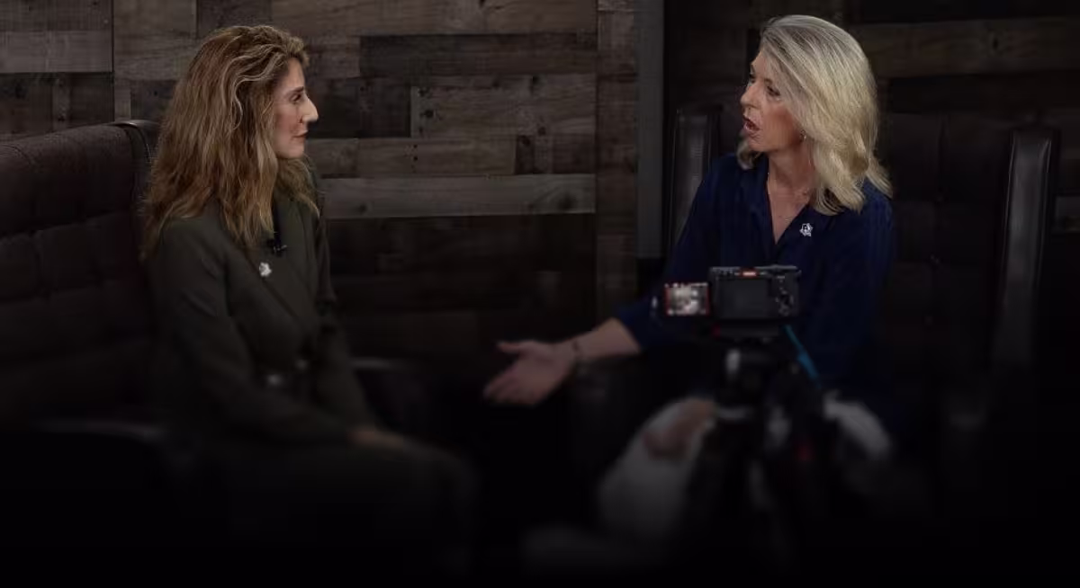 Kerrie Droban Zhivago and Katrina Cravy discussing the case